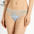 2017 neue sexy design frische blaue volle transparente trasparent weiche spitze zurück design bh und panty set